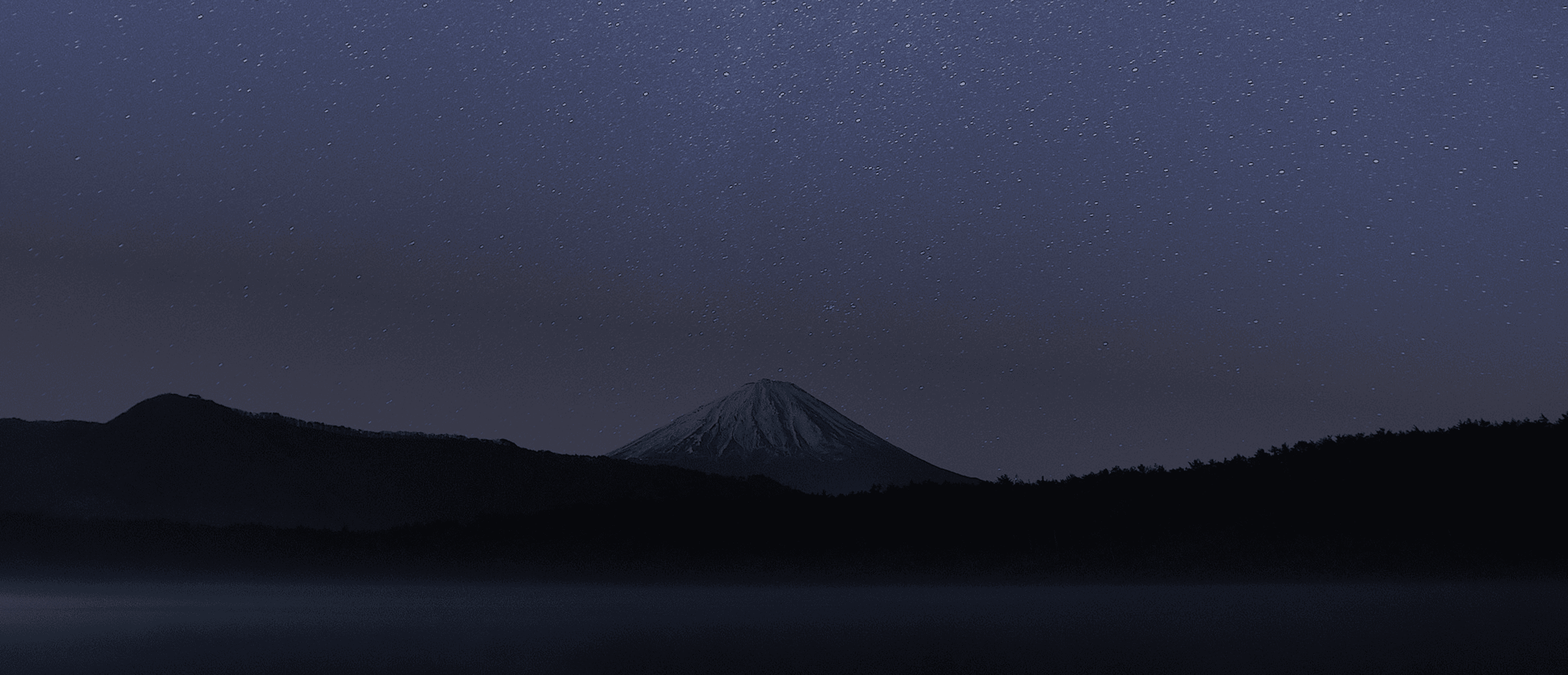 Hokkaido night landscape